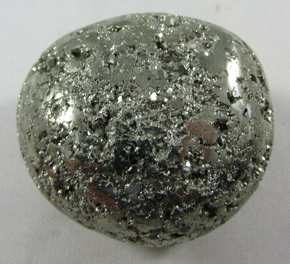 Natural Polished Pyrite Nugget Stone, Ethically Sourced from the US