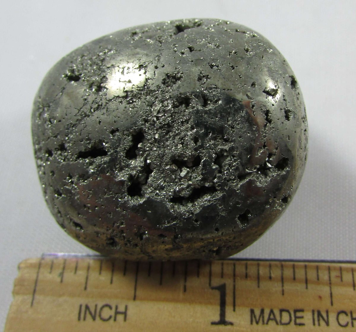 Pyrite Palmstone Nugget – Prosperity, Protection & Confidence Boost