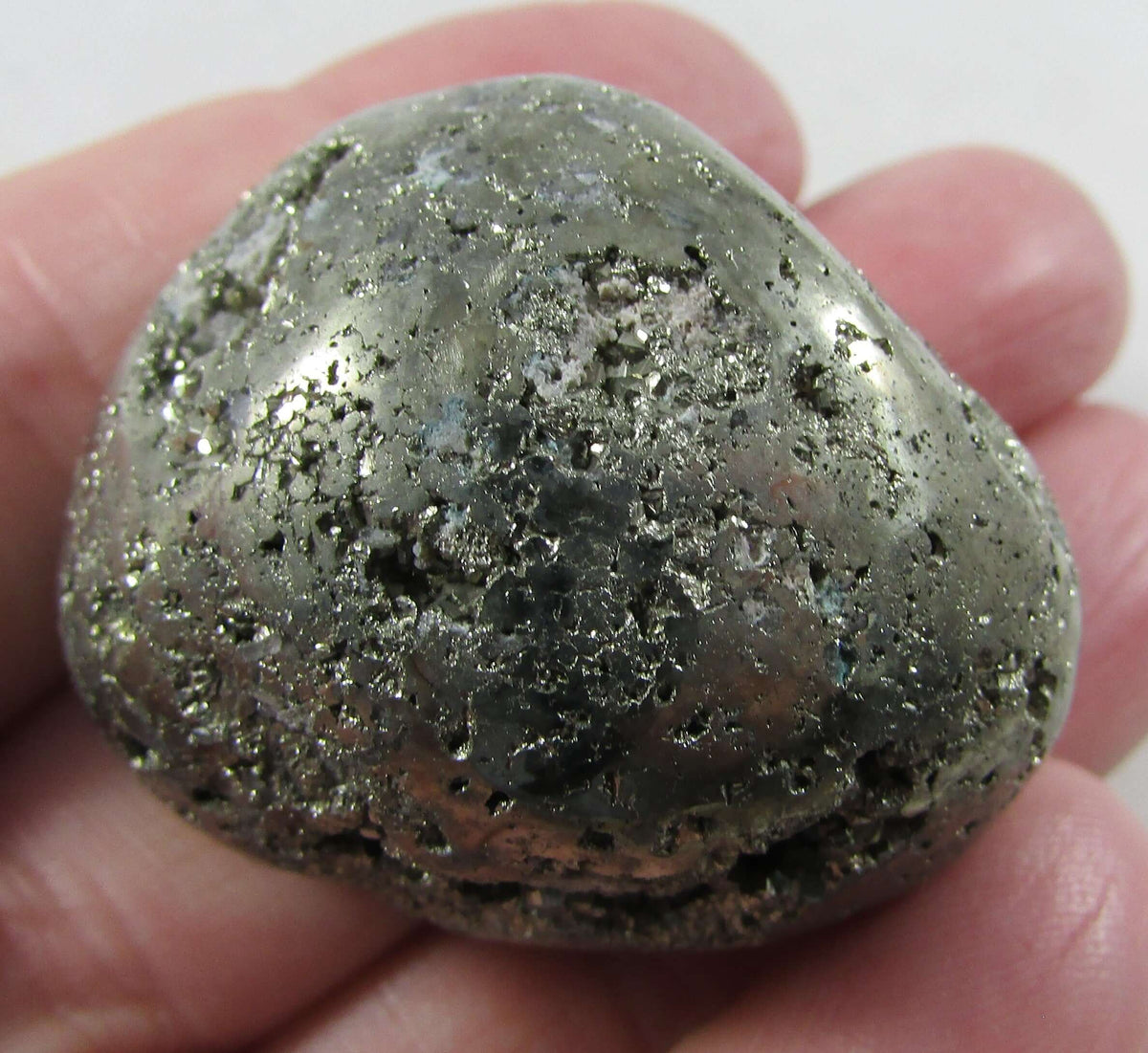 Pyrite Palmstone Nugget – Prosperity, Protection & Confidence Boost