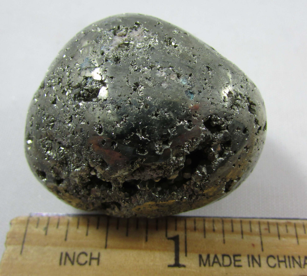 Pyrite Palmstone Nugget – Prosperity, Protection & Confidence Boost
