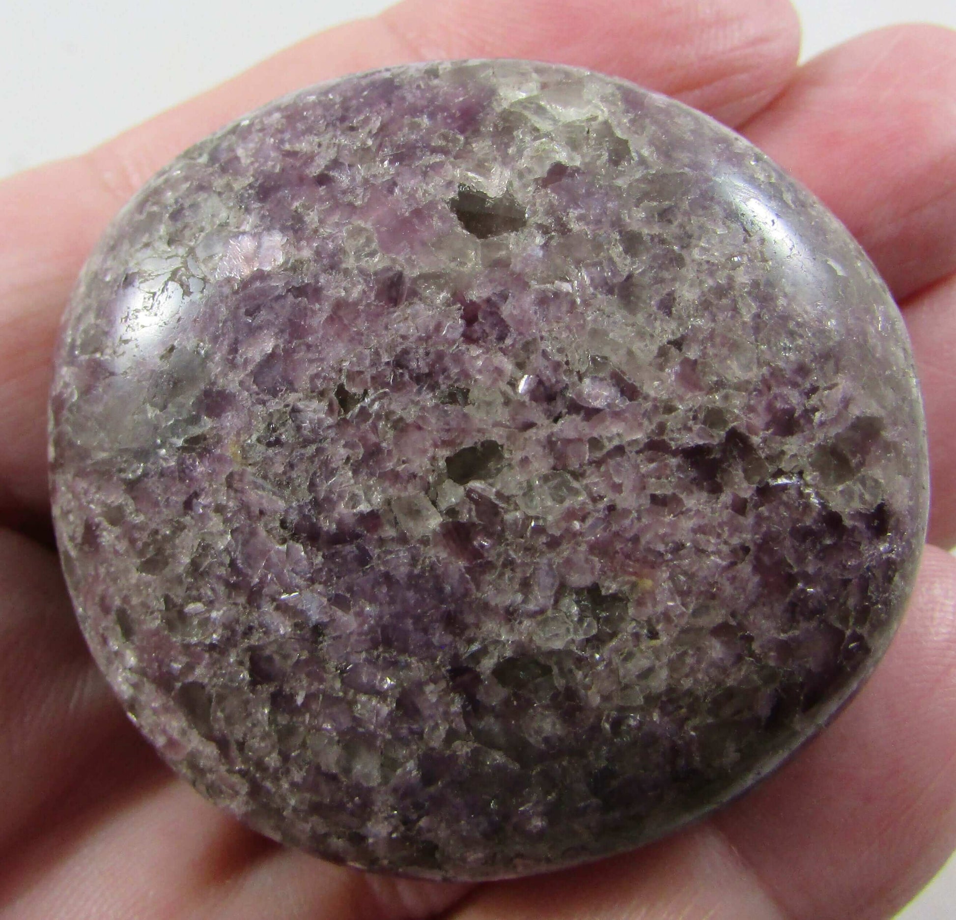 Natural Genuine Polished Lepidolite Gemstone from Madagascar