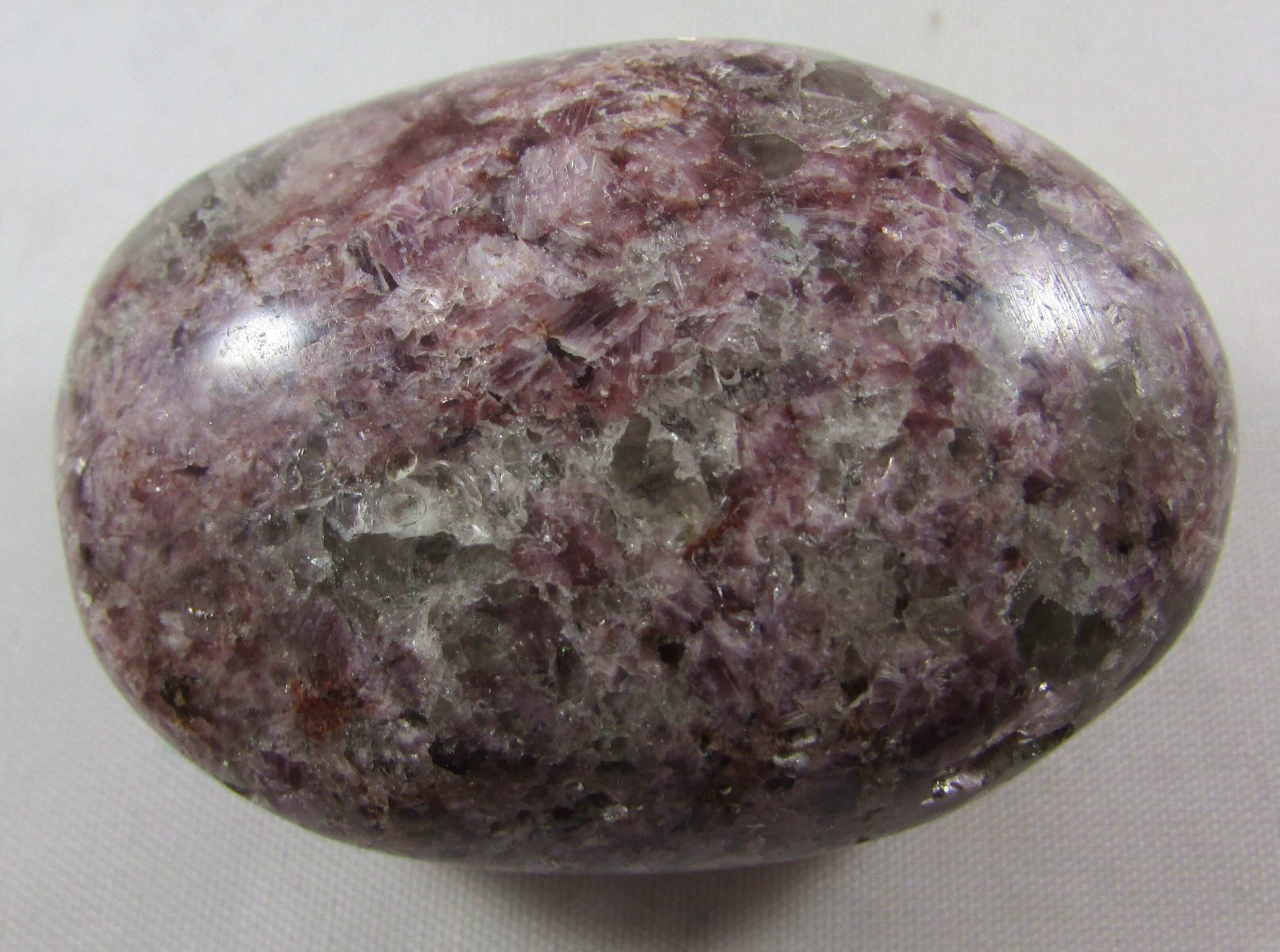 Natural Genuine Polished Lepidolite Gemstone from Madagascar