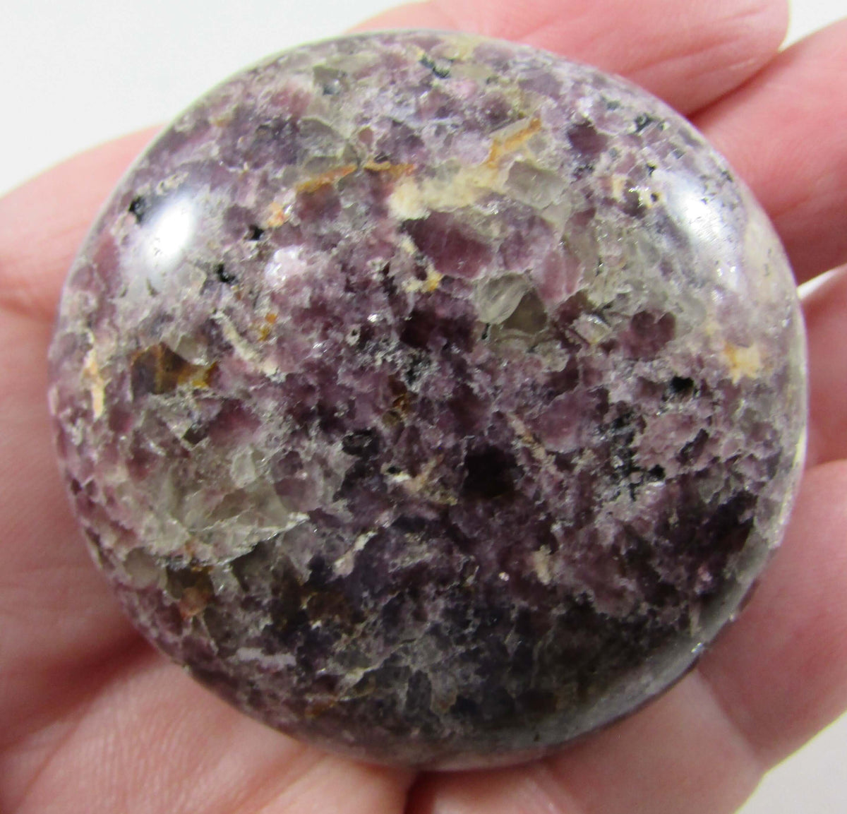 Lepidolite Palmstone – Transition, Emotional Healing & Nervous System Calm [ALC29]