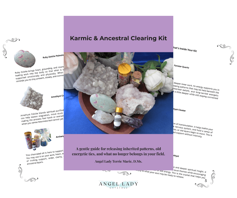 Karmic & Ancestral Clearing Kit – For Soul Freedom & Lineage Healing (Kit 1 of 5)