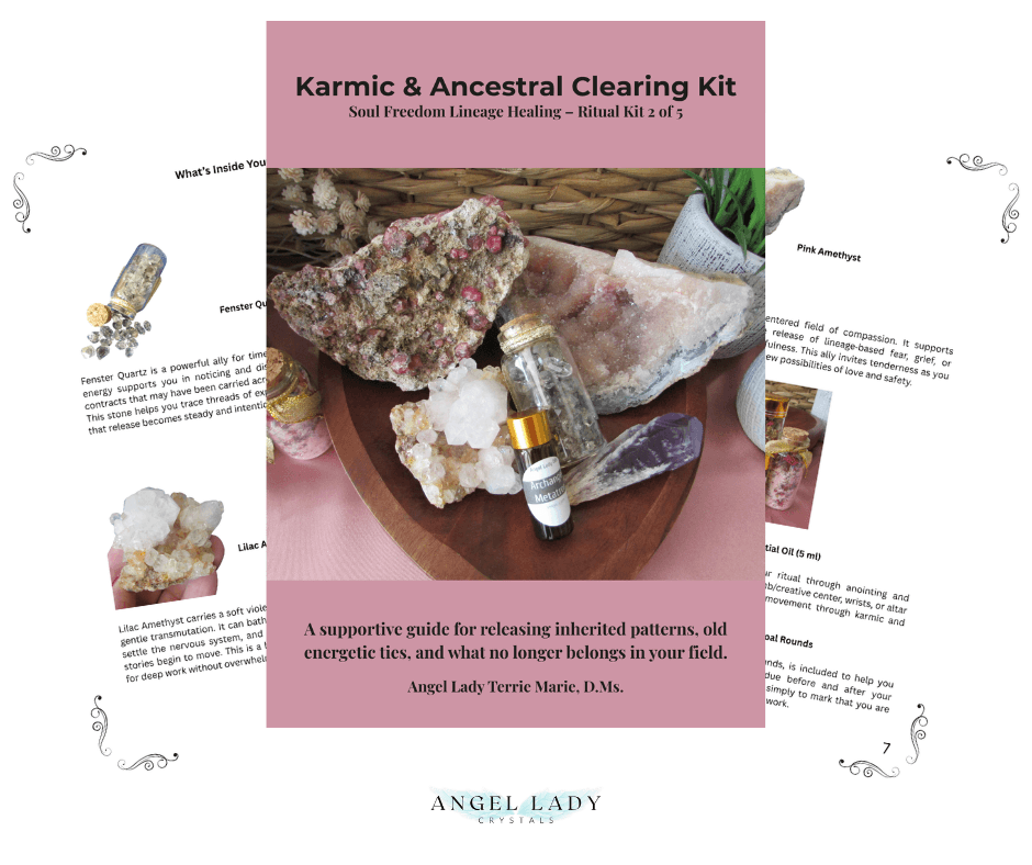 Karmic & Ancestral Clearing Kit – For Soul Freedom & Lineage Healing (Kit 2 of 5)