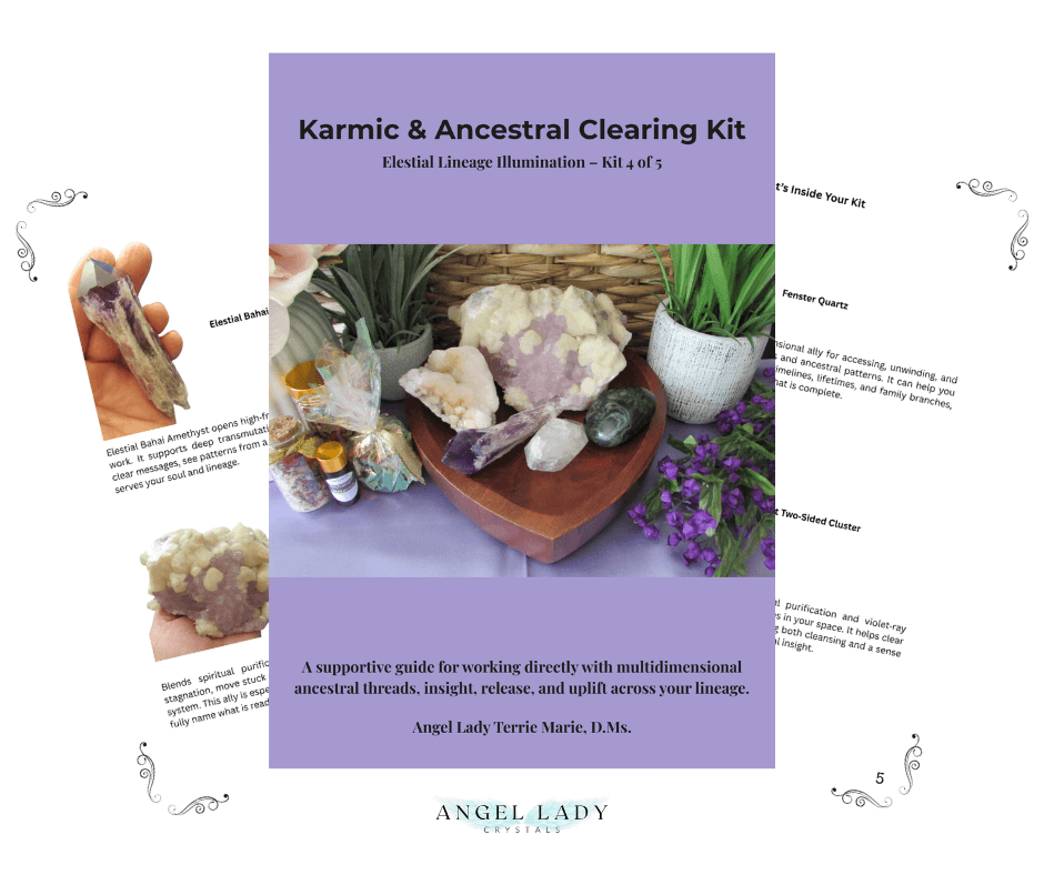 Karmic & Ancestral Clearing Kit – For Soul Freedom & Lineage Healing [KIT106]