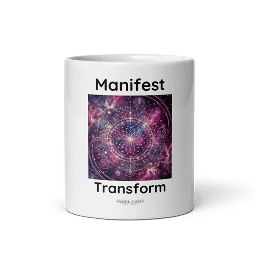 Manifest & Transform Mug | Spiritual Intention Cup