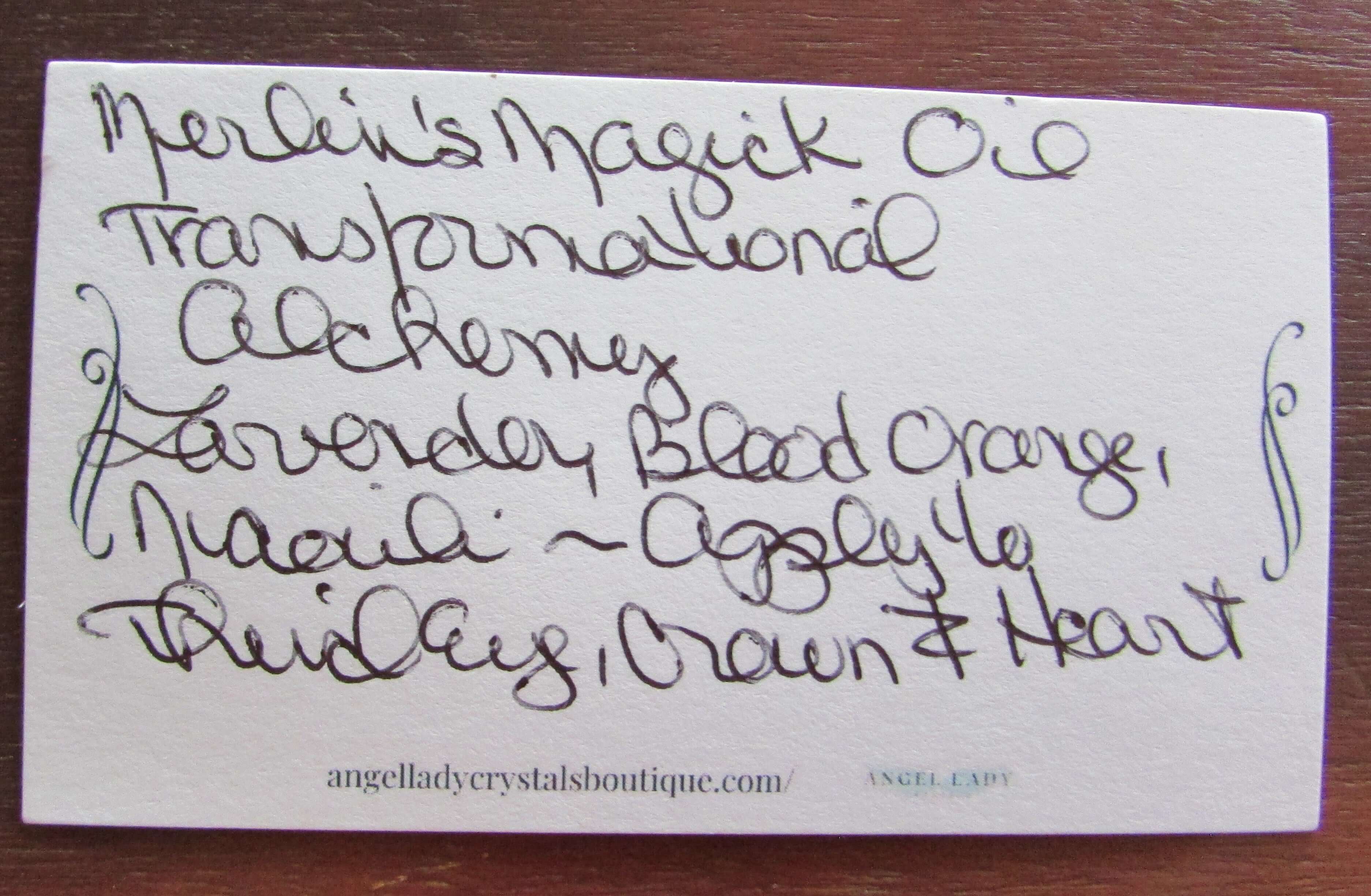 Merlin’s Magick Essential Oil Roll-On – Transformational Alchemy