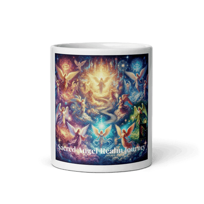 Sacred Angel Realm Journey Mug | Divine Celestial Cup