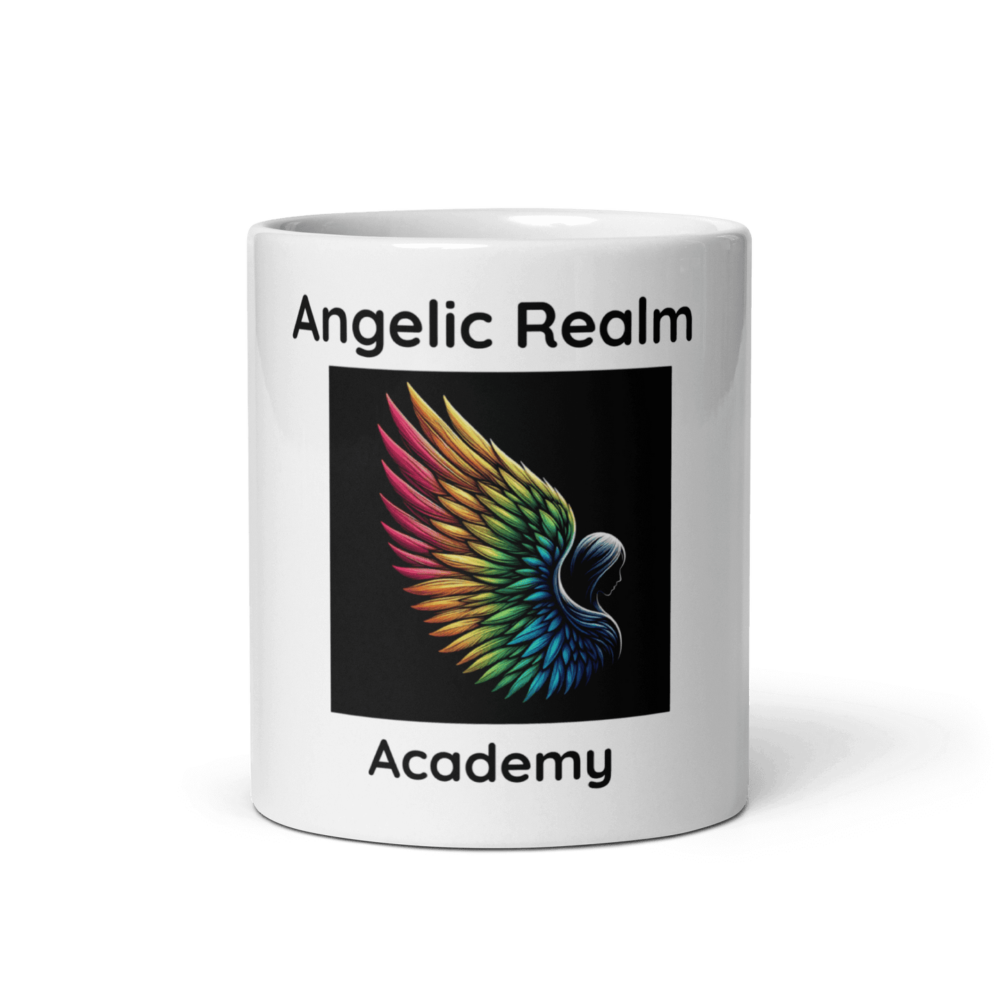 Rainbow Angel Wing Mug | Angelic Realm Academy Cup