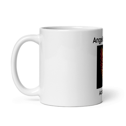 Rainbow Angel Wing Mug | Angelic Realm Academy Cup