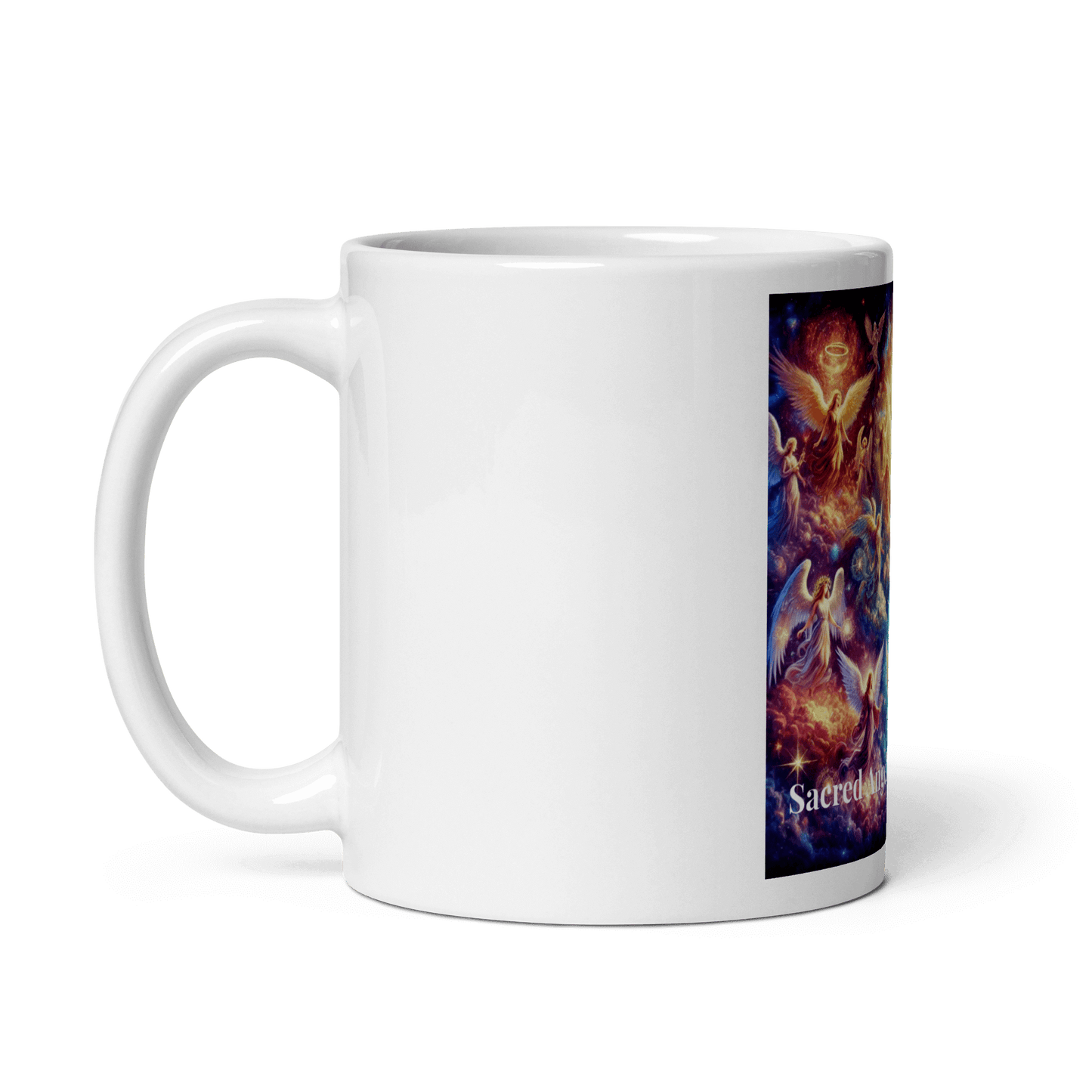 Sacred Angel Realm Journey Mug | Divine Celestial Cup