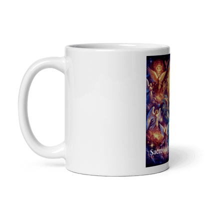 Sacred Angel Realm Journey Mug | Divine Celestial Cup