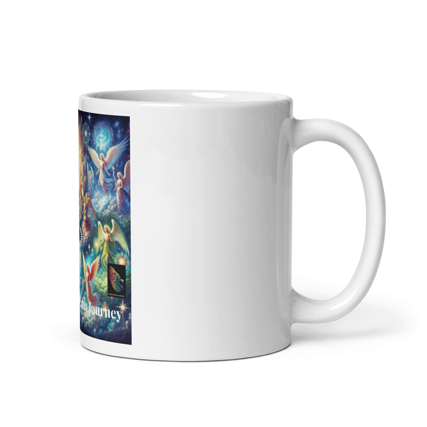 Sacred Angel Realm Journey Mug | Divine Celestial Cup