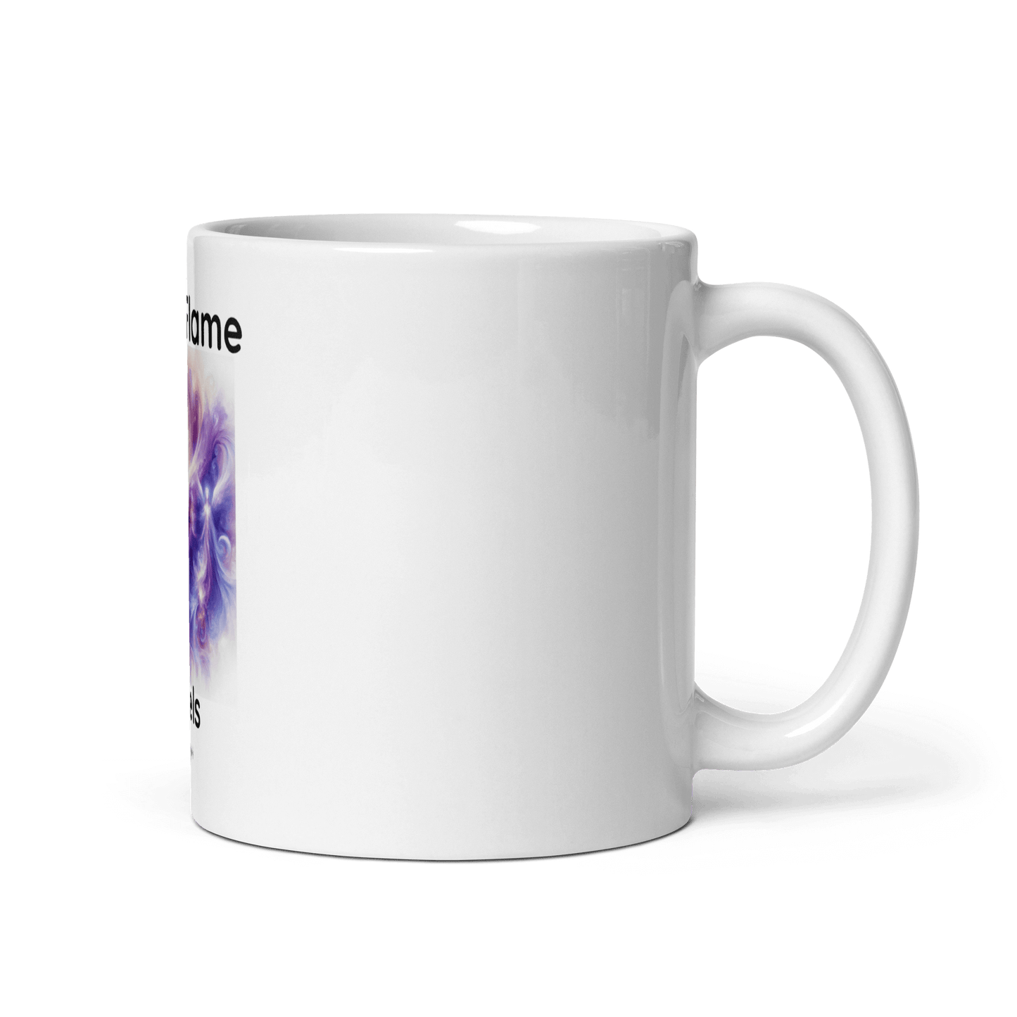 Violet Flame Angels Mug | Spiritual Protection Cup