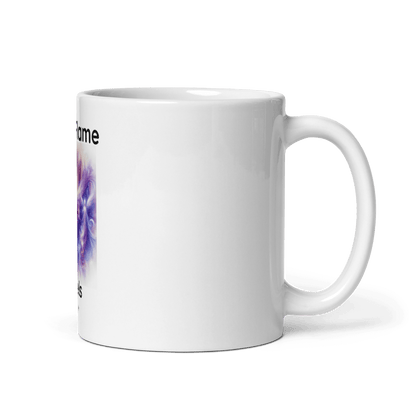 Violet Flame Angels Mug | Spiritual Protection Cup