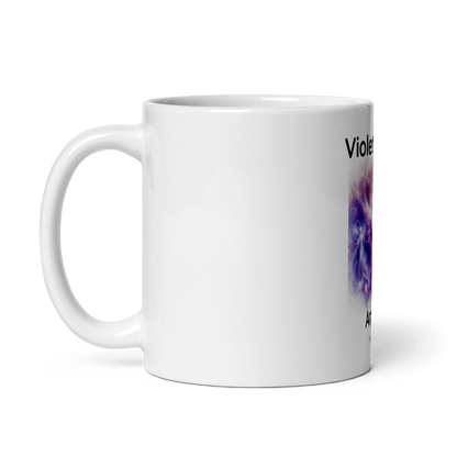 Violet Flame Angels Mug | Spiritual Protection Cup