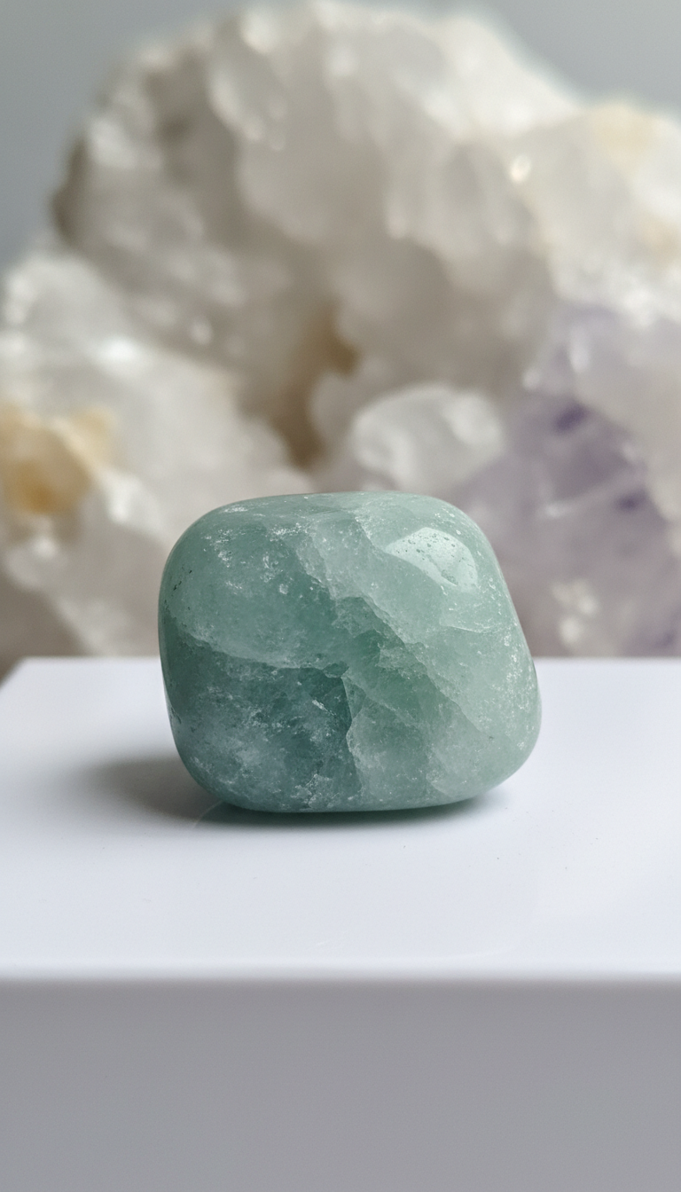 Aquamarine Tumbled Stone Calming Energy