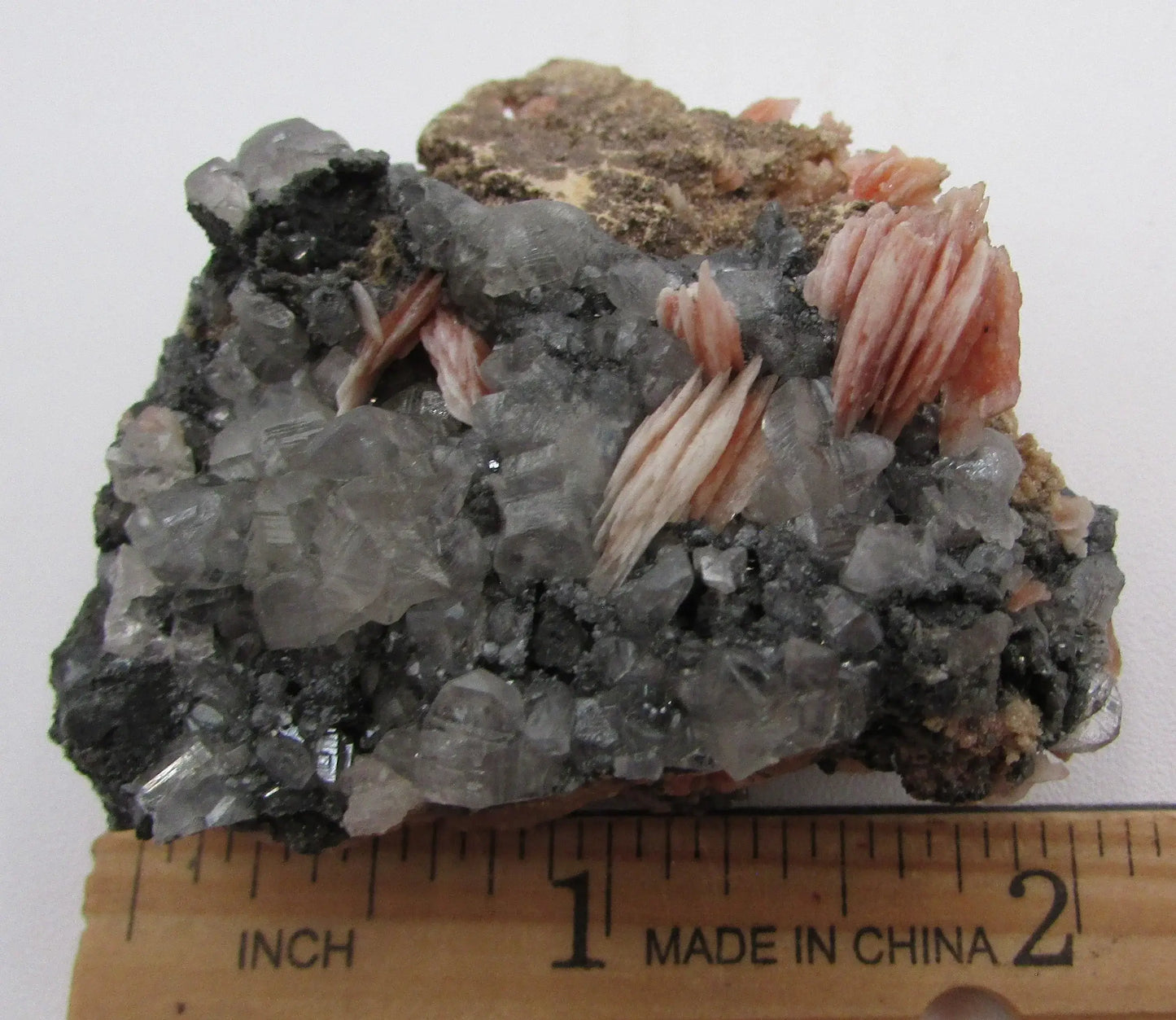 Cerussite Galena Barite Cluster - Natural Spiritual Crystal