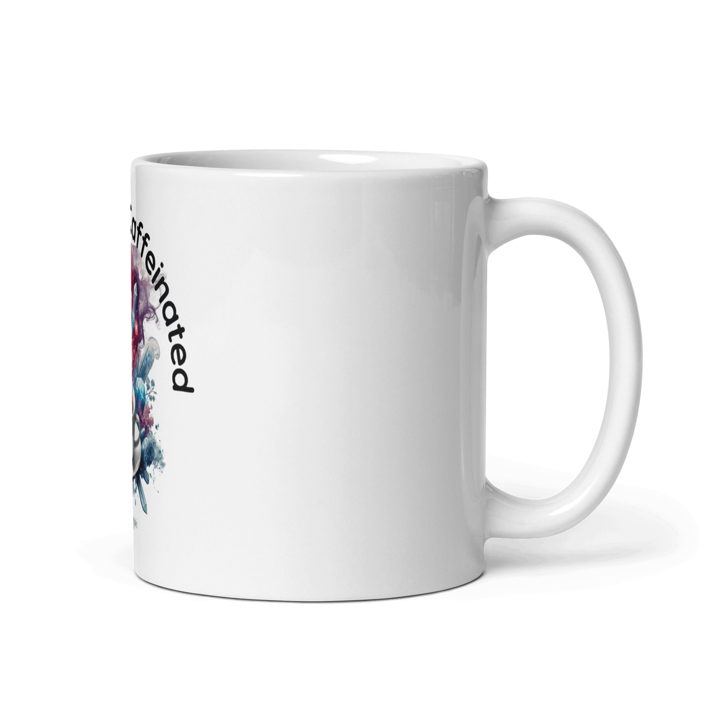 High Vibe & Caffeinated Mug | Spiritual Coffee Cup