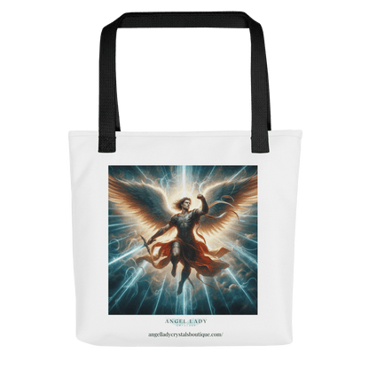 Archangel Michael Warrior Light Mystical Tote Bag