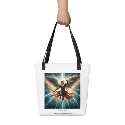 Archangel Michael Warrior Light Mystical Tote Bag