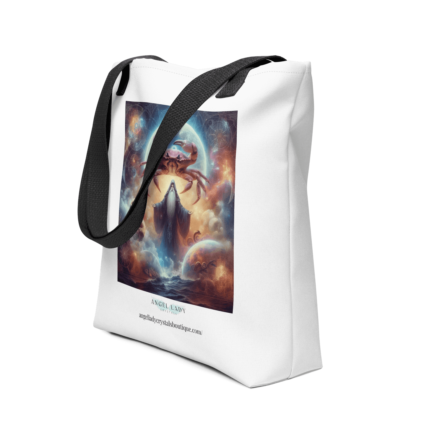 Mystical Cancer Zodiac Tote Bag