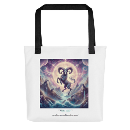 Mystical Capricorn Zodiac Tote Bag