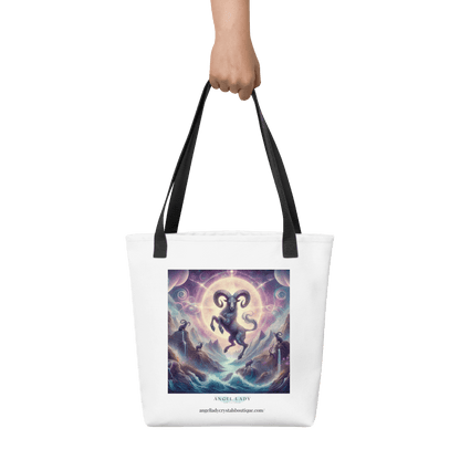 Mystical Capricorn Zodiac Tote Bag