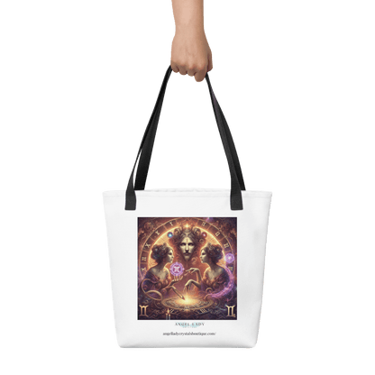 Mystical Gemini Zodiac Tote Bag