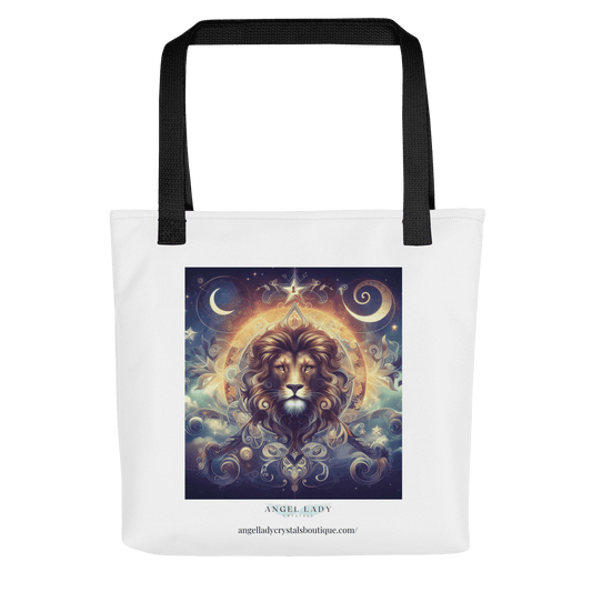 Mystical Leo Zodiac Tote Bag