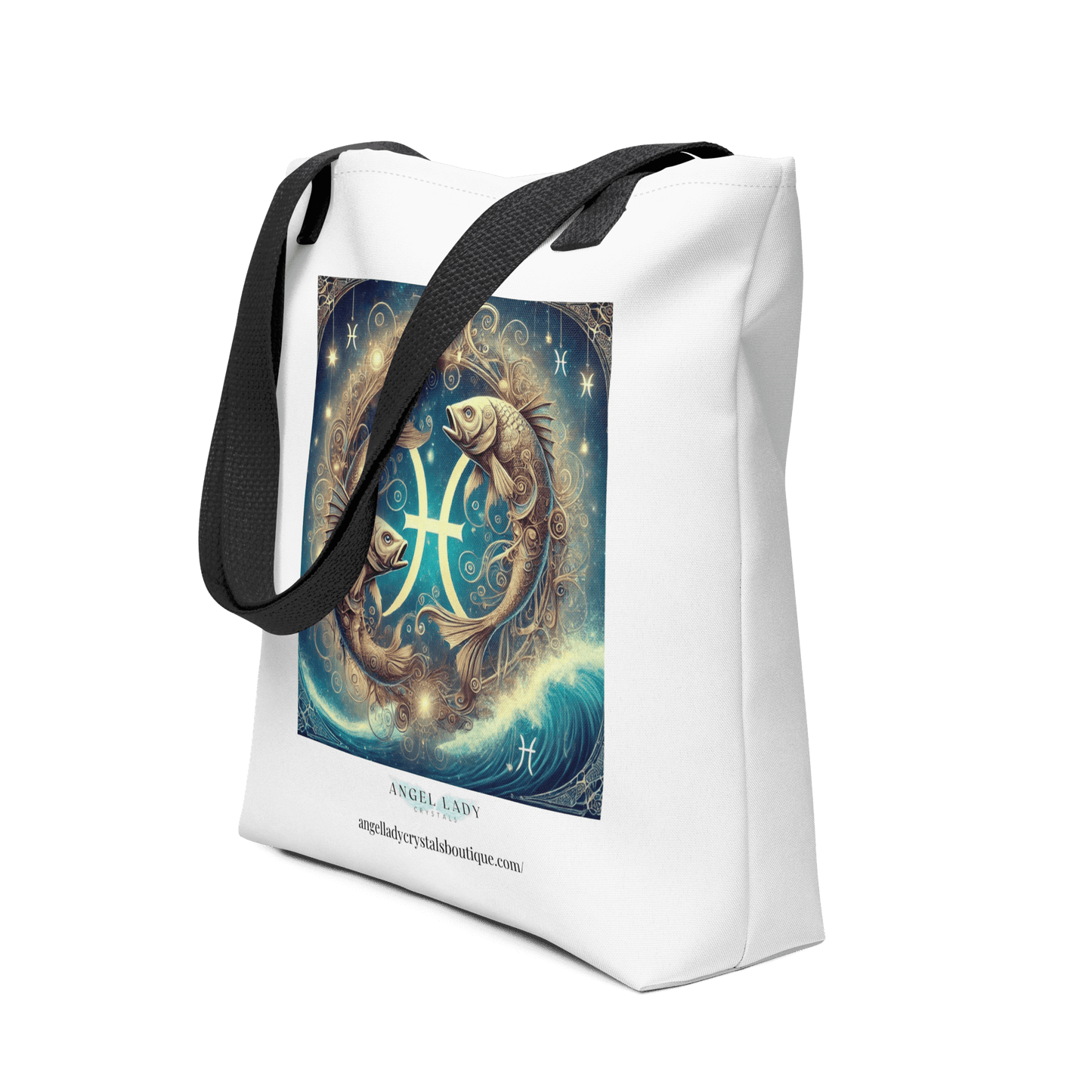 Mystical Pisces Zodiac Tote Bag