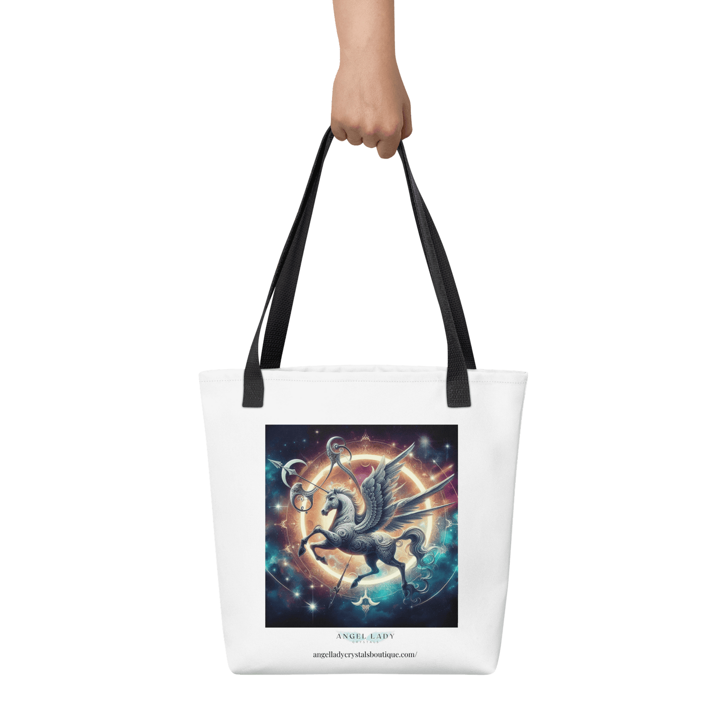 Mystical Sagittarius Zodiac Tote Bag