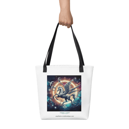 Mystical Sagittarius Zodiac Tote Bag