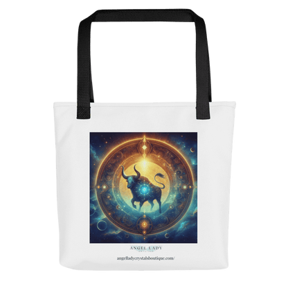 Mystical Taurus Zodiac Tote Bag