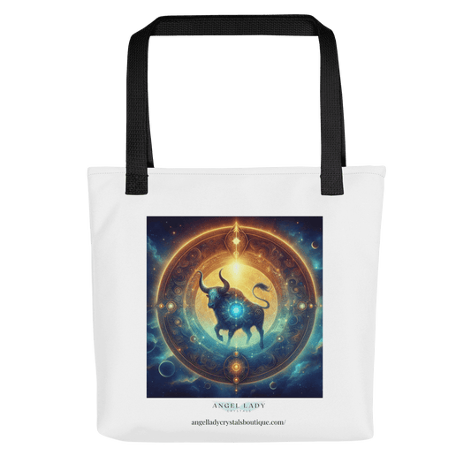 Mystical Taurus Zodiac Tote Bag