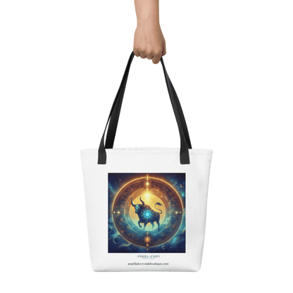 Mystical Taurus Zodiac Tote Bag