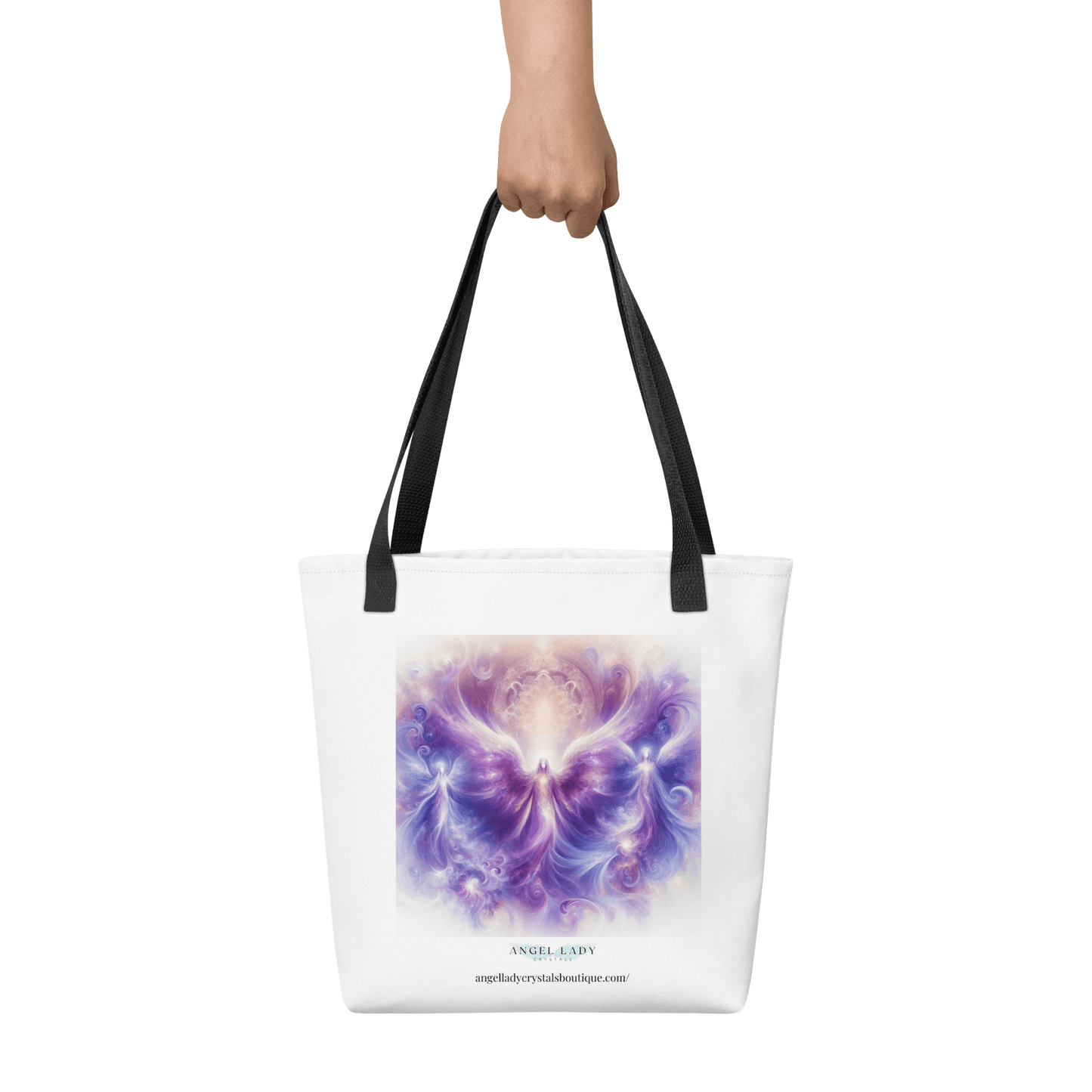 Violet Flame Angels Mystical Tote Bag