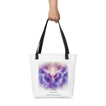 Violet Flame Angels Mystical Tote Bag