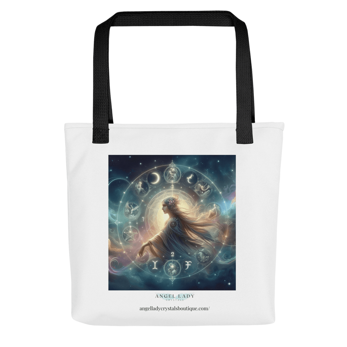 Mystical Virgo Zodiac Tote Bag