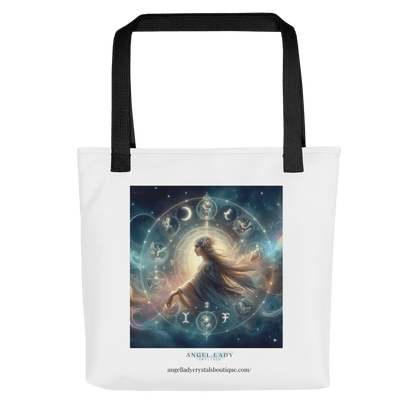 Mystical Virgo Zodiac Tote Bag