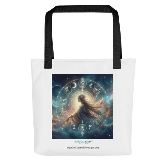 Mystical Virgo Zodiac Tote Bag