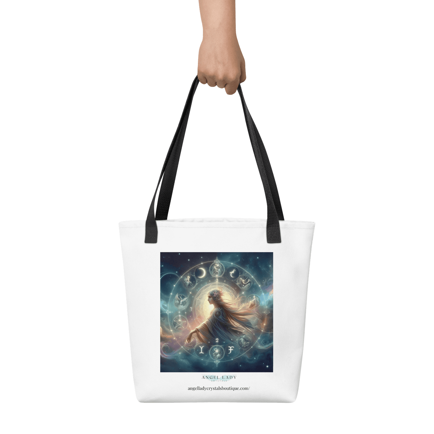 Mystical Virgo Zodiac Tote Bag