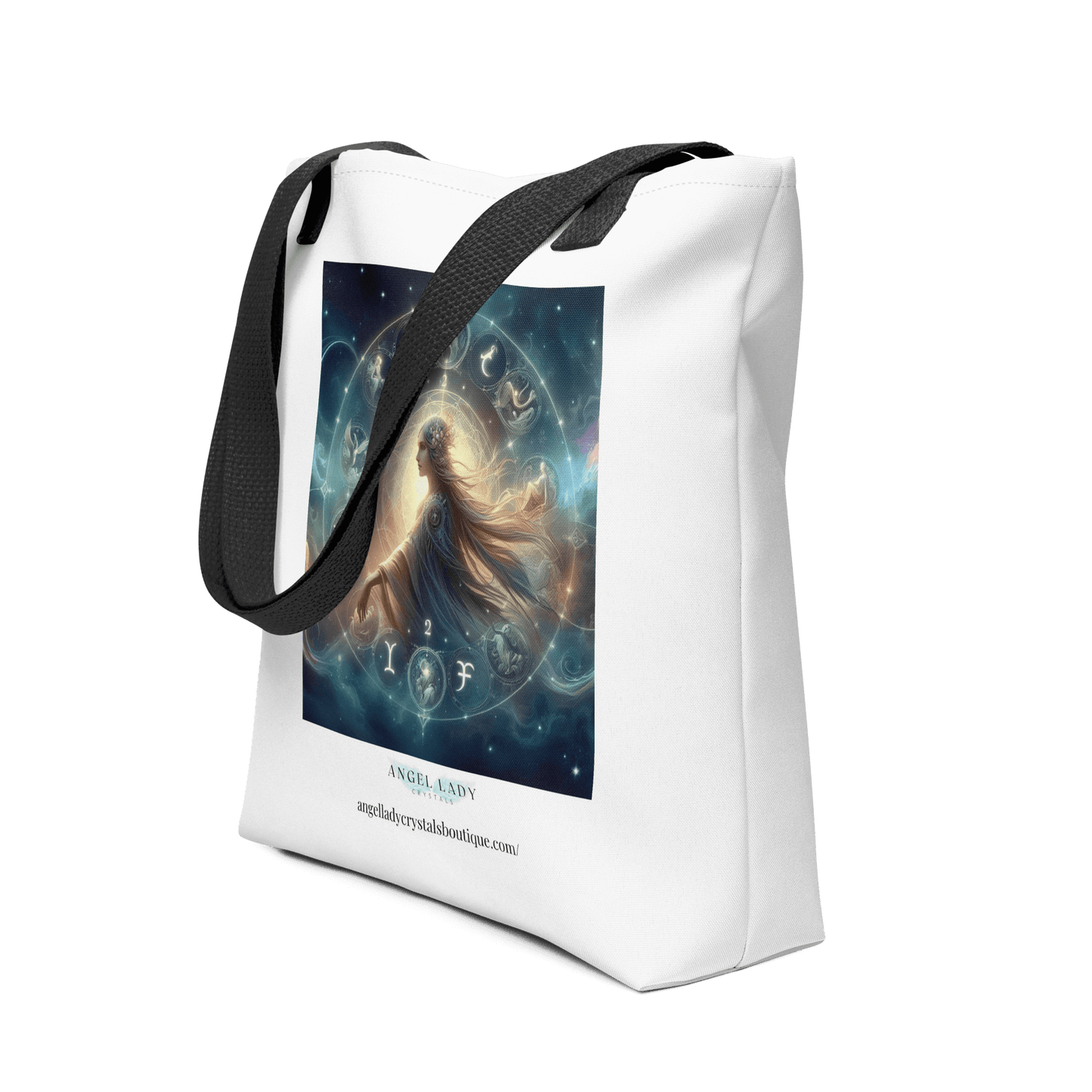 Mystical Virgo Zodiac Tote Bag