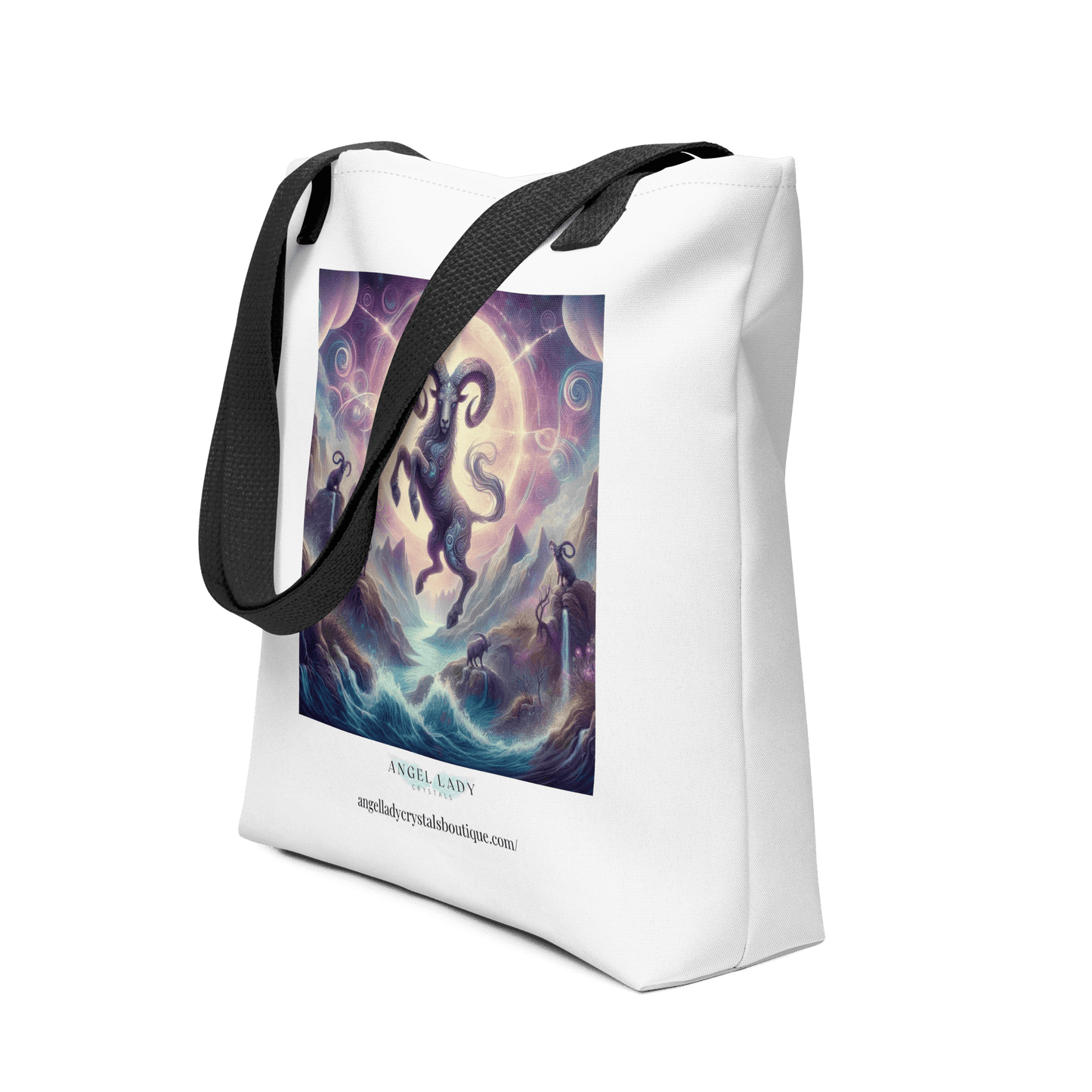 Mystical Capricorn Zodiac Tote Bag