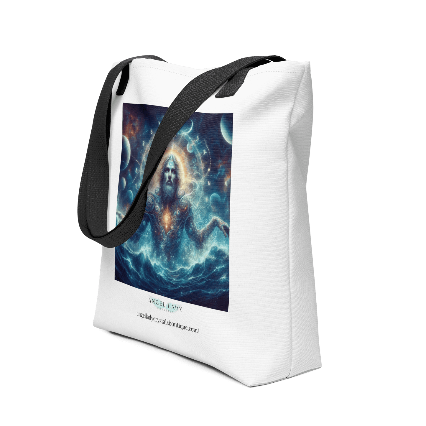 Mystical Aquarius Zodiac Tote Bag