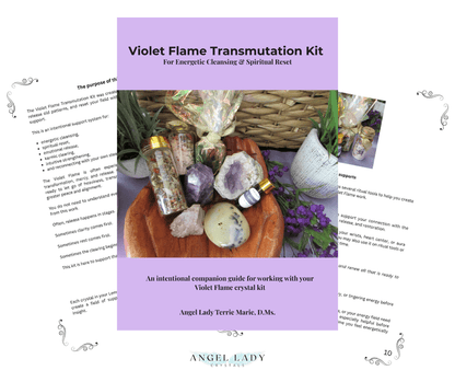 Violet Flame Transmutation Kit – For Energetic Cleansing & Spiritual Reset