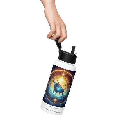 Taurus Zodiac Water Bottle | 32 oz Insulated Steel