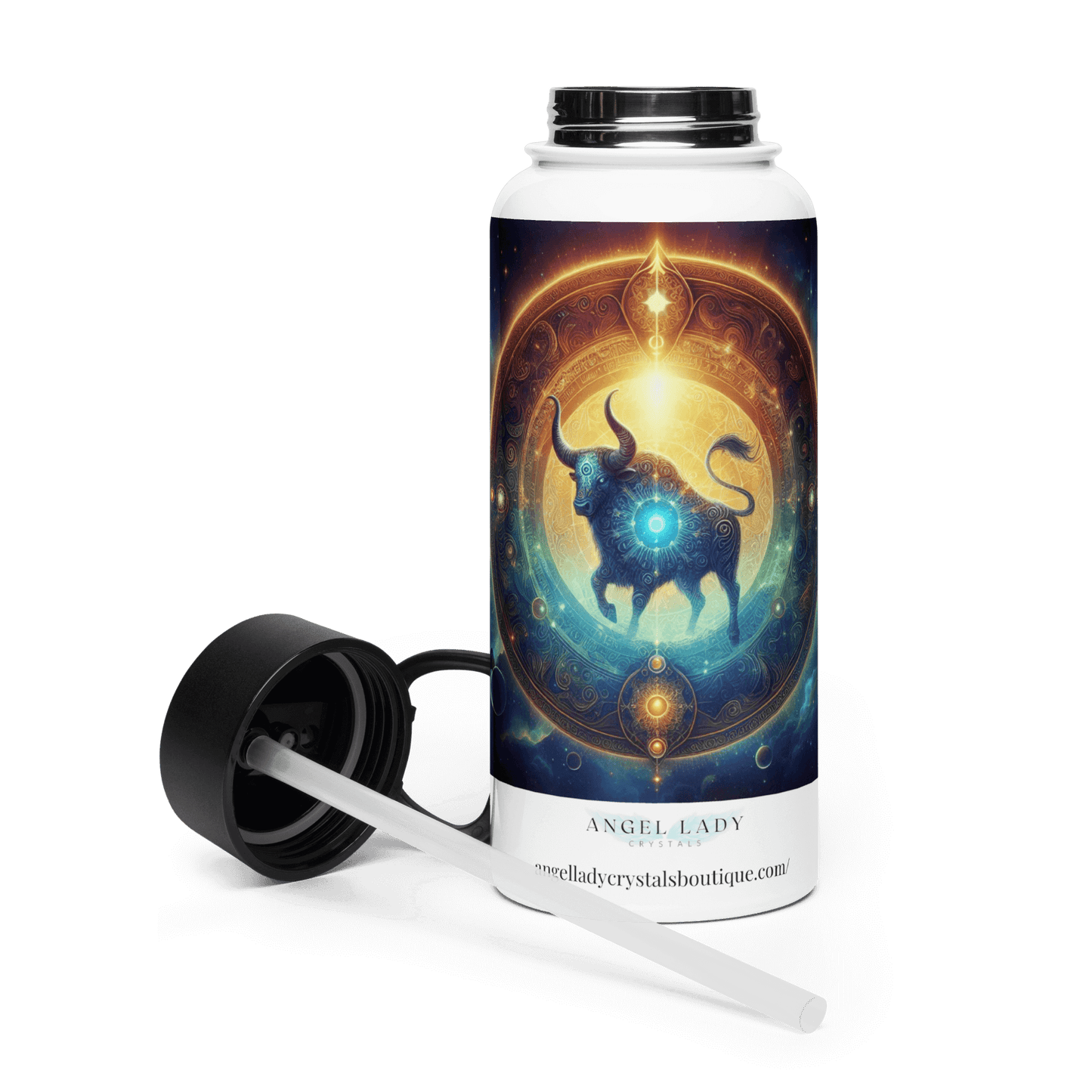 Taurus Zodiac Water Bottle | 32 oz Insulated Steel