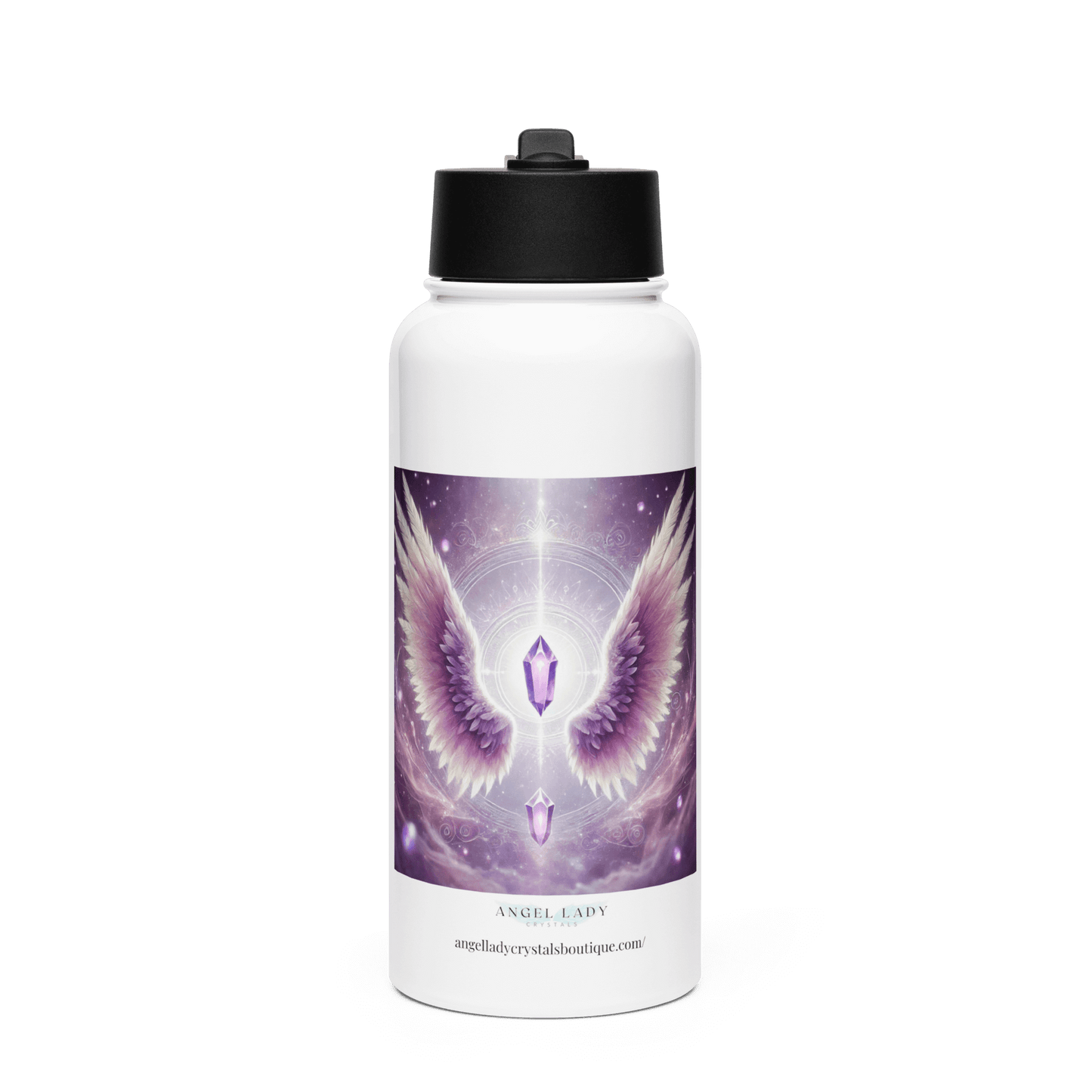 Angelic Communication Water Bottle | 32 oz Insulated Steel